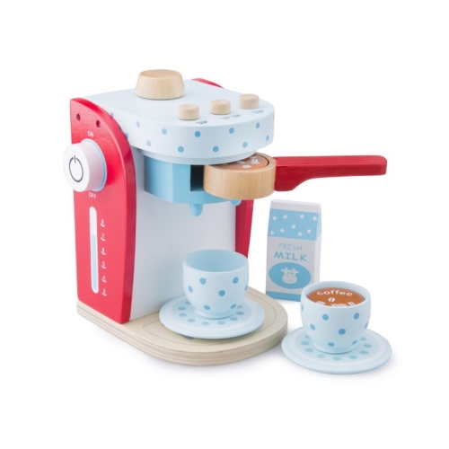 New Classic Toys Coffee maker Red with Blue
